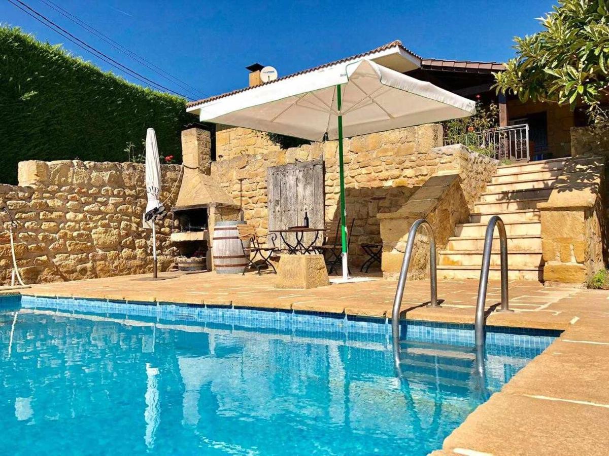 Sagastienea Villa Con Piscina Y Tenis En La Rioja Samaniego Ngoại thất bức ảnh