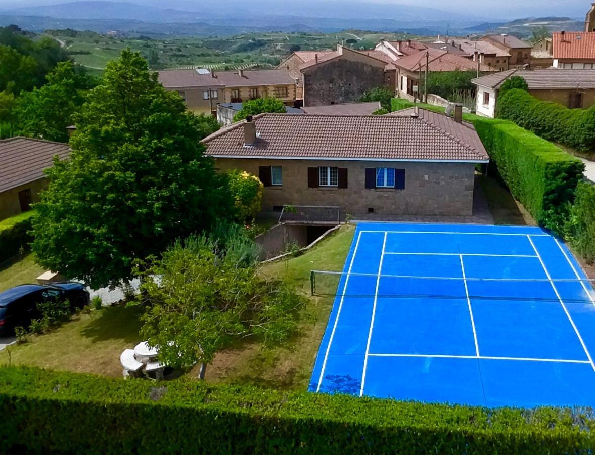 Sagastienea Villa Con Piscina Y Tenis En La Rioja Samaniego Ngoại thất bức ảnh